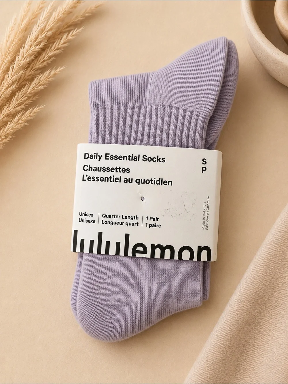 lululemon athletica Daily Essential Crew Socks - Lavender ✨
